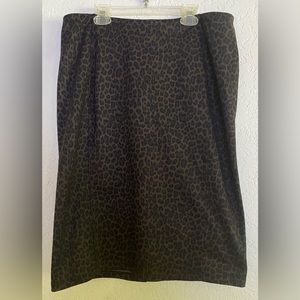 Liverpool Los Angeles Leopard Pencil Skirt